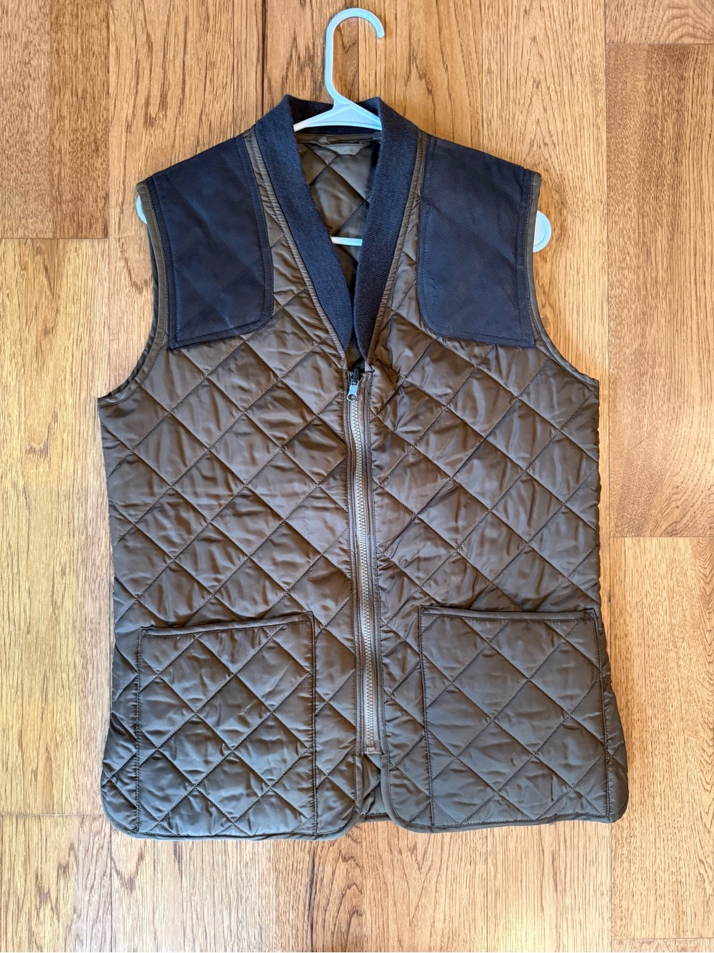 Quilted Men's Vest in Brown - Unbranded - Picture 3 of 3